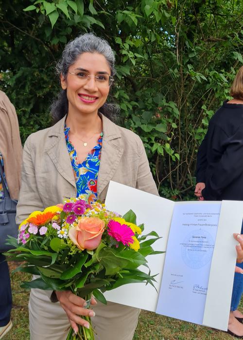 BerGSAS-Alumna Sarvenaz Parsa erhält den Hedwig-Hintze-Frauenförderpreis 2026