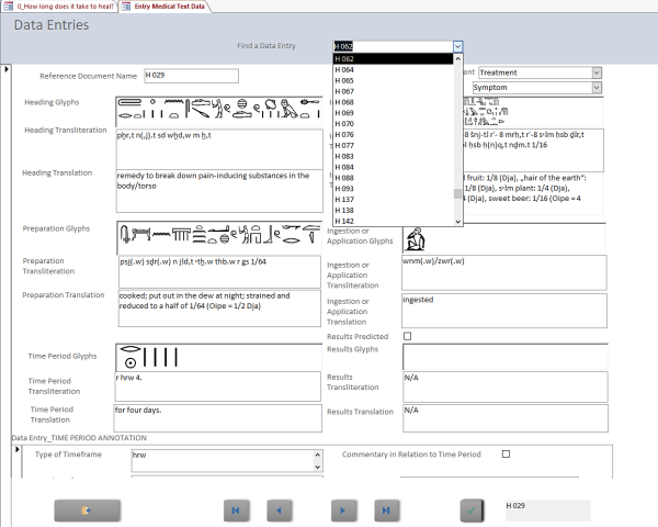 Datenbank des Test Topics