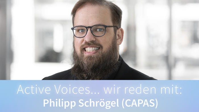 Active Voices… wir reden mit: Philipp Schrögel